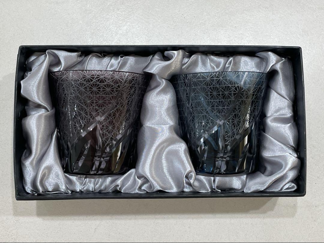 切子グラス 2個セット