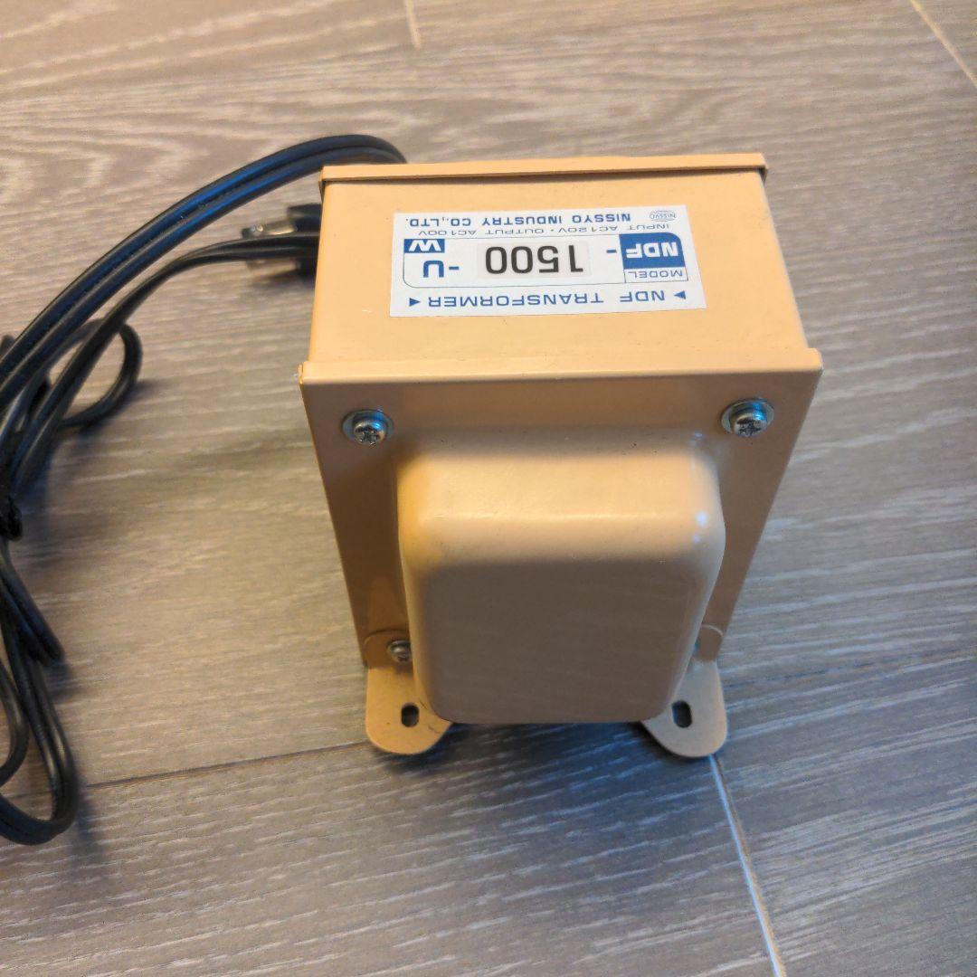 NDF 1500-U 変圧器