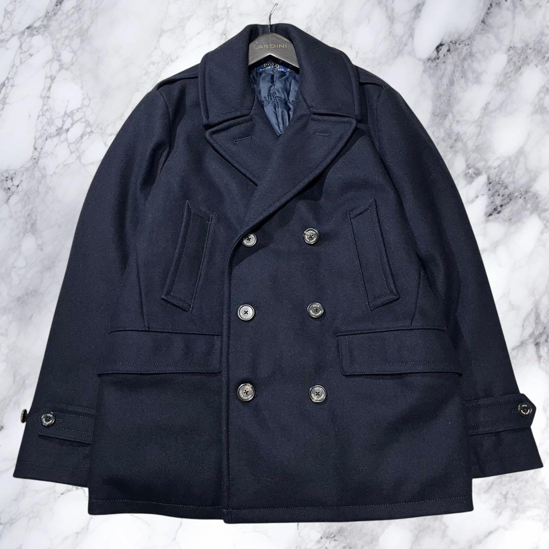 POLO RALPH LAUREN ポロラルフローレン ピーコート ダウン 紺色