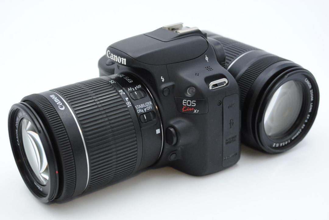 ★S数2,000枚台 Canon キヤノン EOS Kiss X7 ダブルズーム