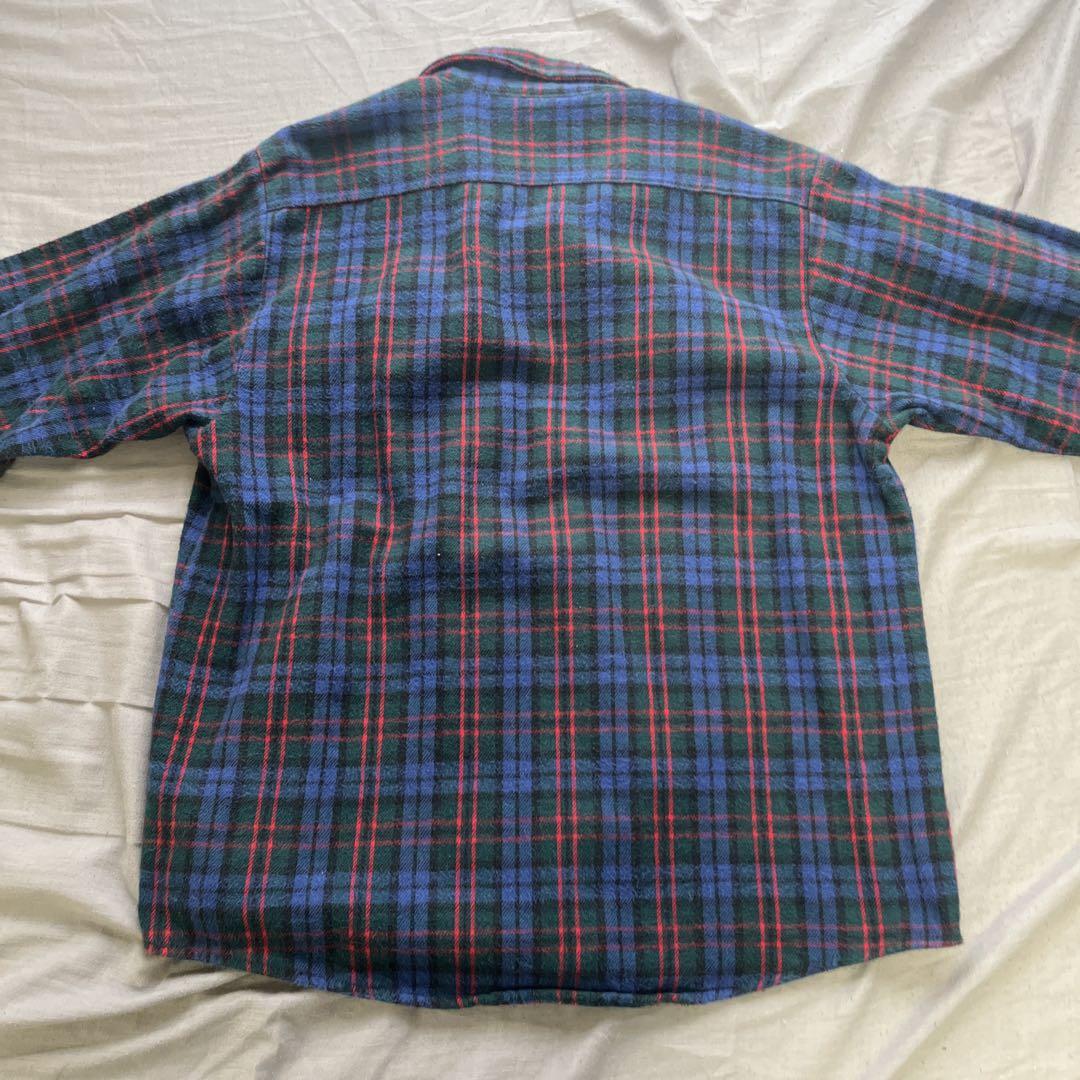 80s DEECEE ネルシャツ Lサイズ