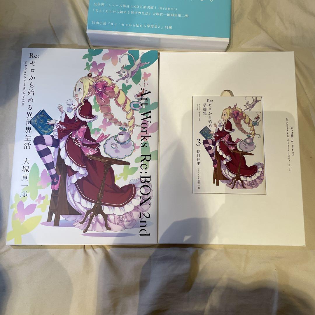 Art Works Re:BOX Re:ゼロ 1、2巻 キーホルダー、缶バッチ