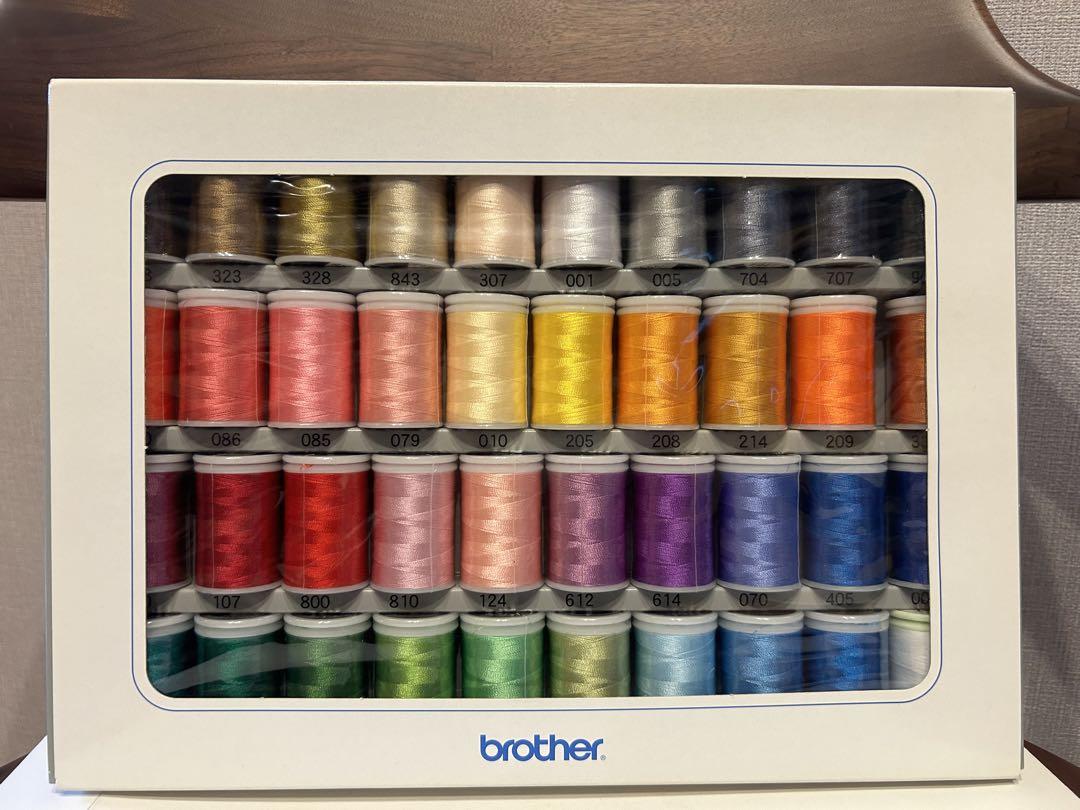 【新品・未使用】ブラザーウルトラポス ミシン刺しゅう糸39COLORS