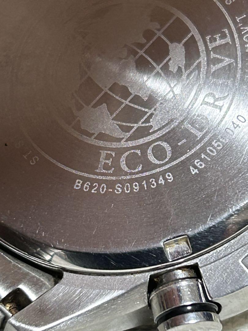 超美品　CITIZEN Eco-Drive ソーラー腕時計　クロノグラフ 時計