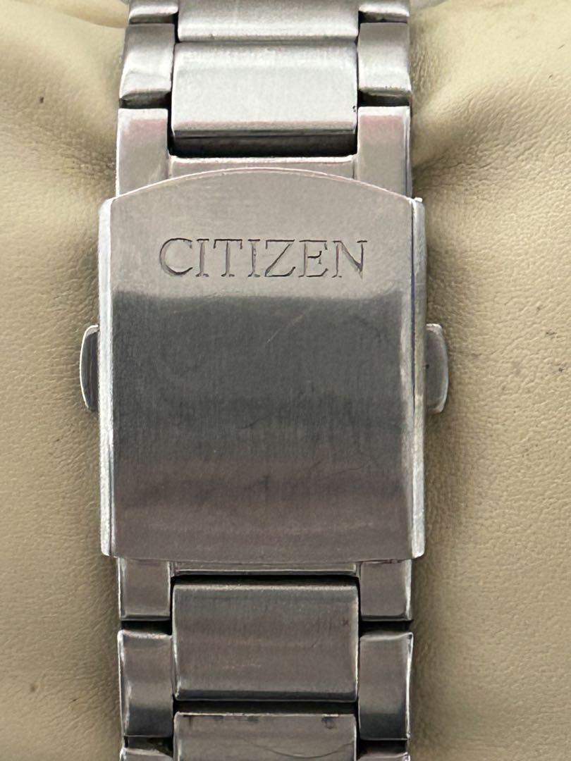 超美品　CITIZEN Eco-Drive ソーラー腕時計　クロノグラフ 時計