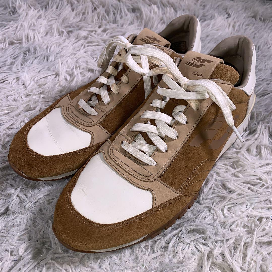極美品clarks クラークス　CraftLo Lace スニーカー　26.0