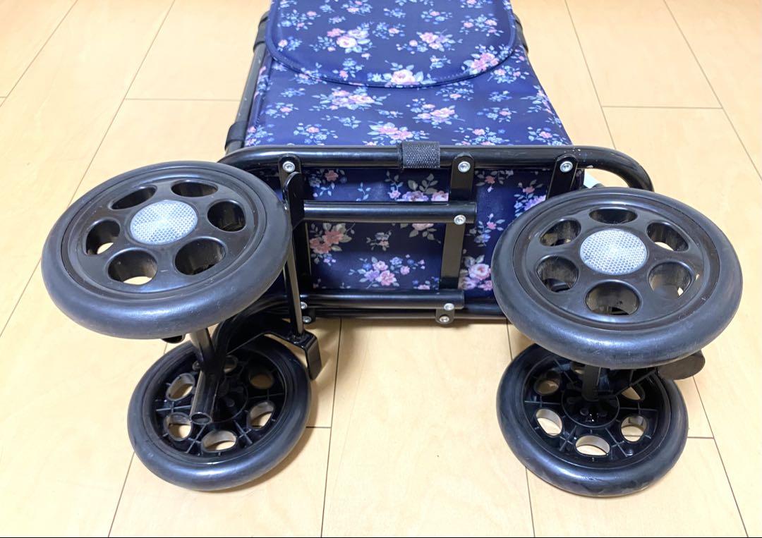 【良品】どこでもキャリー RS-300KH 紺花柄 マキテック