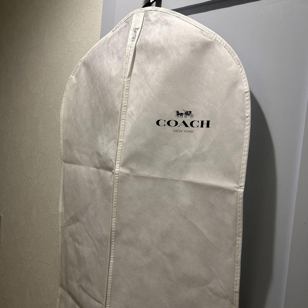 【新品未使用】COACH キルティング ロングダウン オリーブ