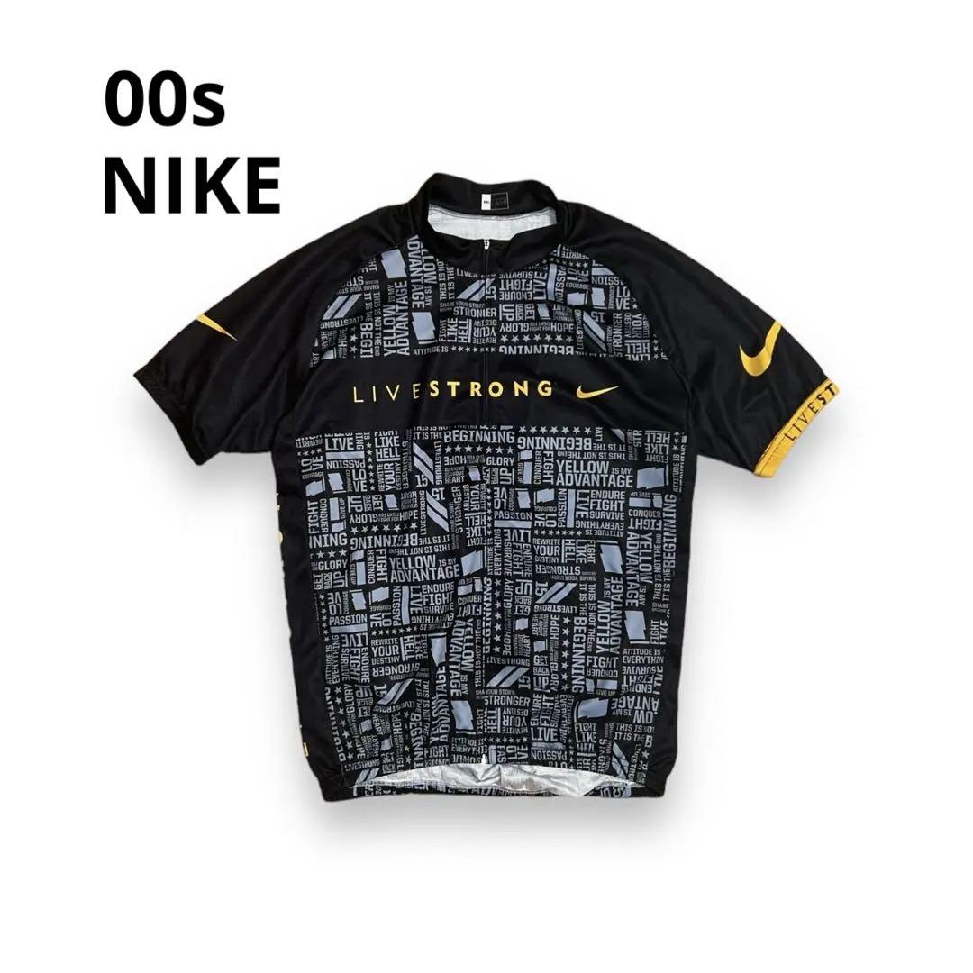 00s archive NIKE サイクリングシャツ Y2 K