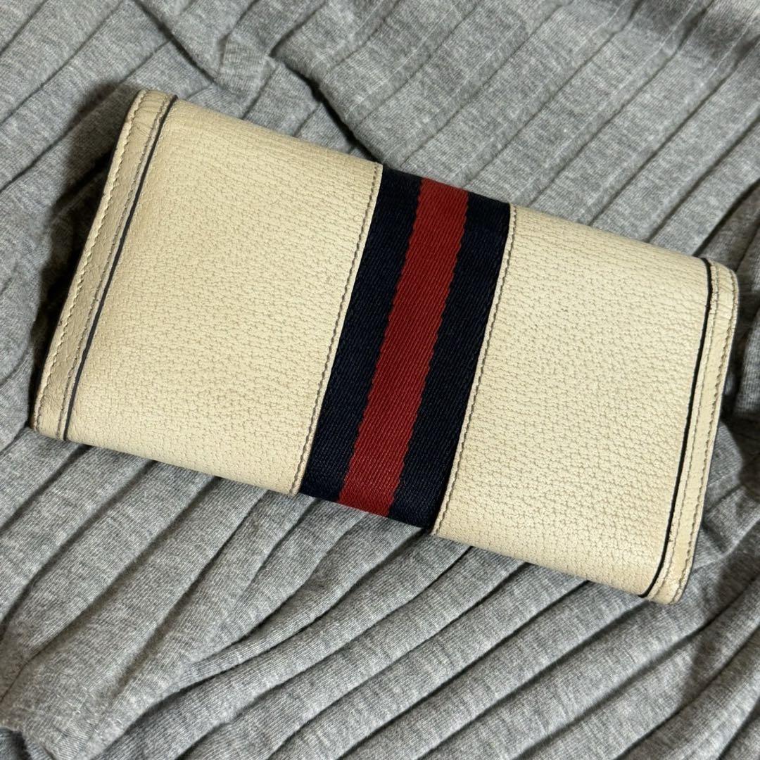 GUCCI GGロゴ 長財布 アイボリーオンライン