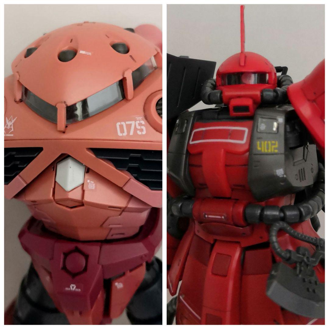 価格は安く RGシャア専用ズゴック＆RGジョニーライデン専用ザク2 完成品 ロボット