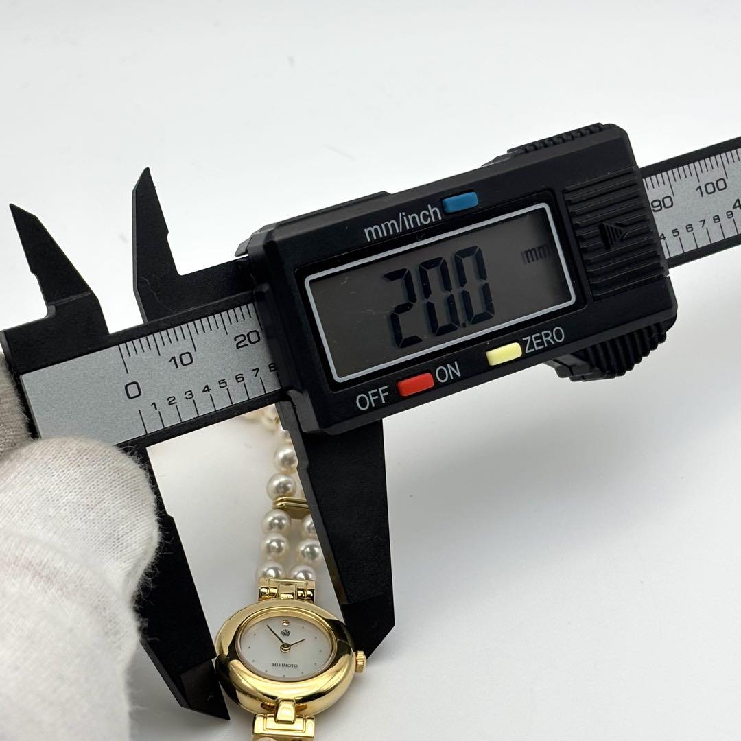 【超美品】ミキモト JAL限定　パールウォッチ　シェル　腕時計 ドレスウォッチ