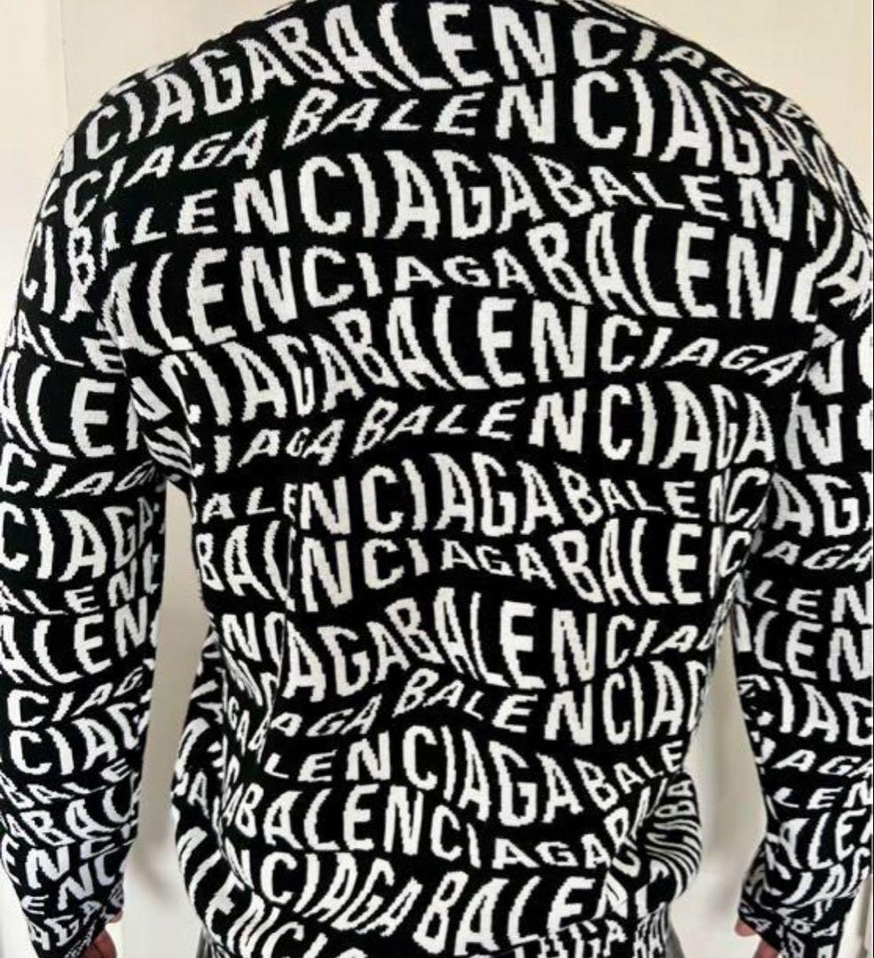 BALENCIAGA バレンシアガロゴニット