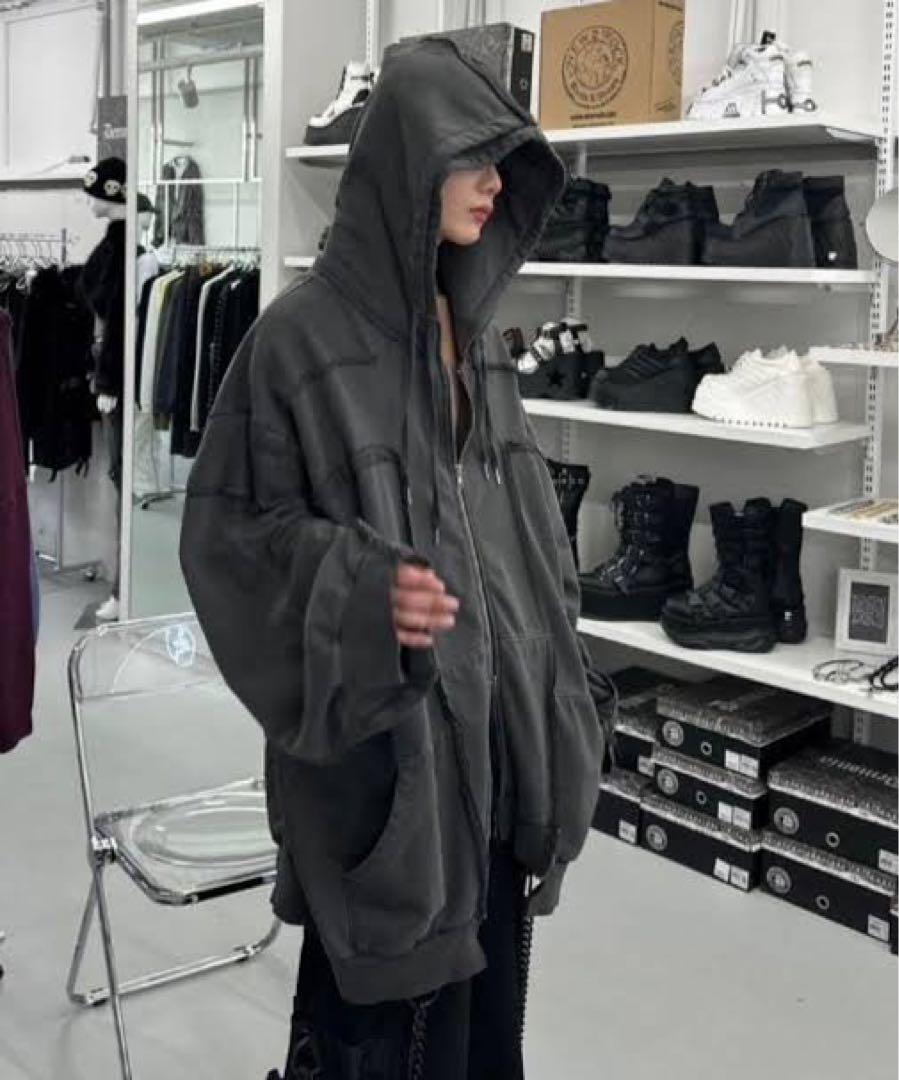 トップス SURGERY remake over pigment hood jacket
