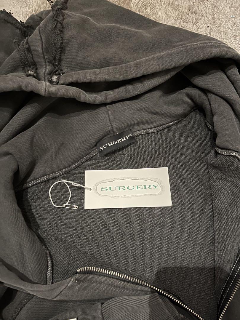 トップス SURGERY remake over pigment hood jacket