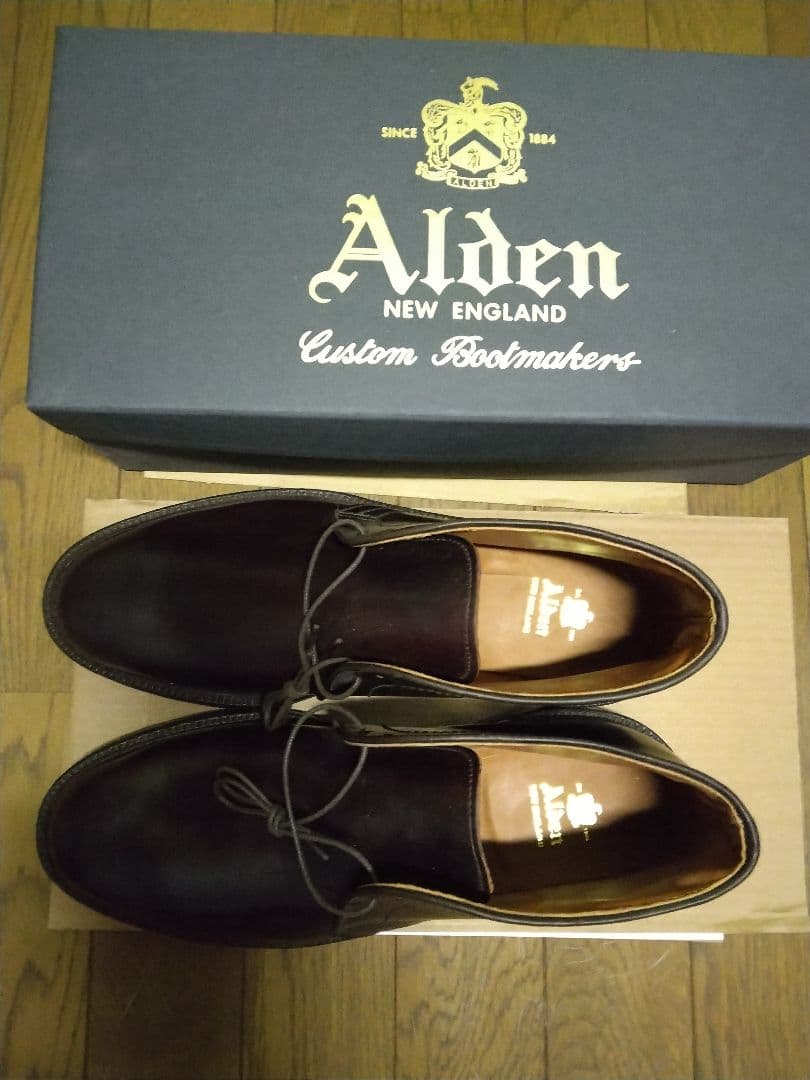 ALDEN オールデン 1339 バーガンディコードバン チャッカブーツ8.5D