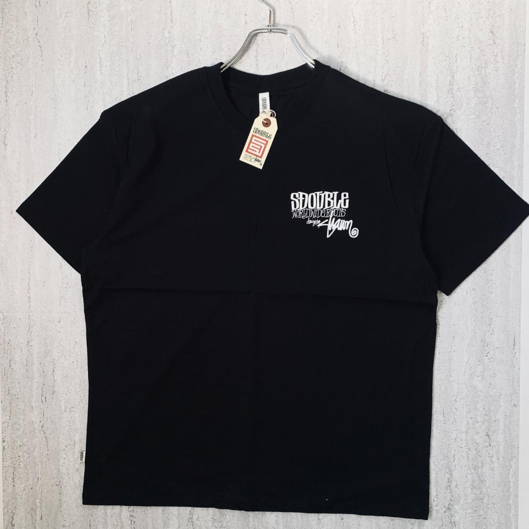 海外限定 S/Double エスダブル Tシャツ XL ブラック - メルカリ