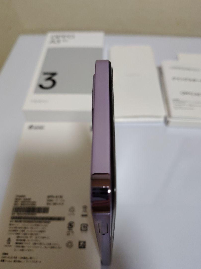 OPPO A3 5G 128GB パープル 【美品】 SIMフリー　ケースセット Amazon | OPPO A3 5G パープル CPH2639【日本正規代理店品】SIM