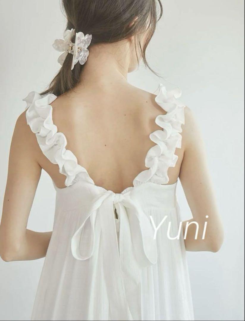 正規品♡ 【SPRING】フリルワンピース♡オフホワイト