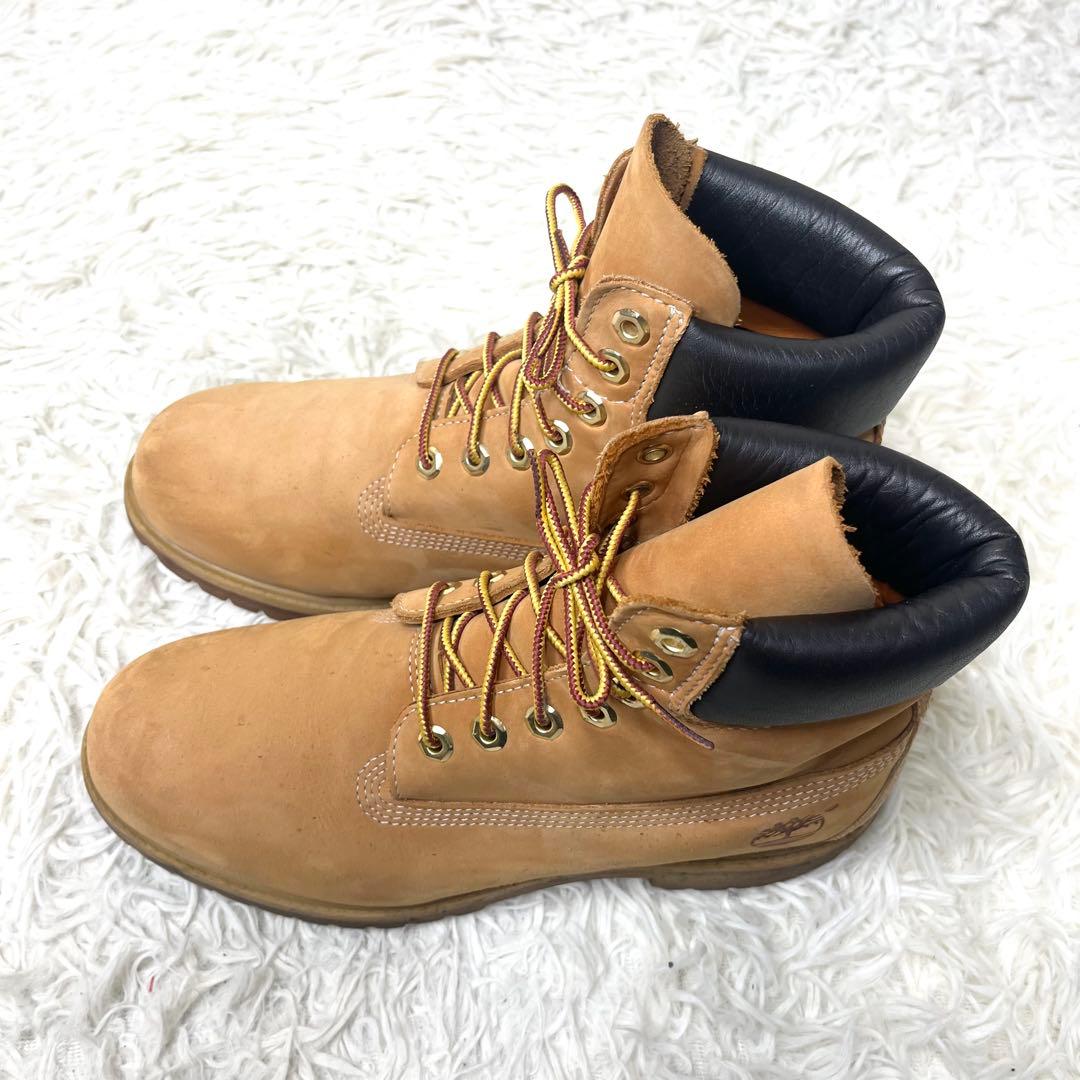 【美品】 ティンバーランド 6インチ プレミアムブーツ 10061 26.5cm 【美品】 ティンバーランド 6インチ プレミアムブーツ 10061 26.5cm