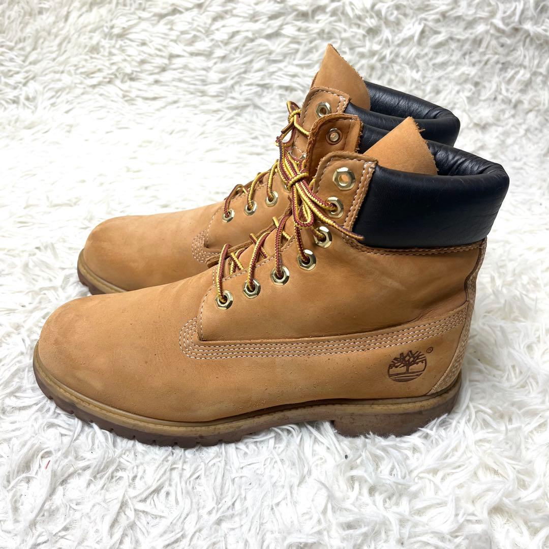 【美品】 ティンバーランド 6インチ プレミアムブーツ 10061 26.5cm 【美品】 ティンバーランド 6インチ プレミアムブーツ 10061 26.5cm
