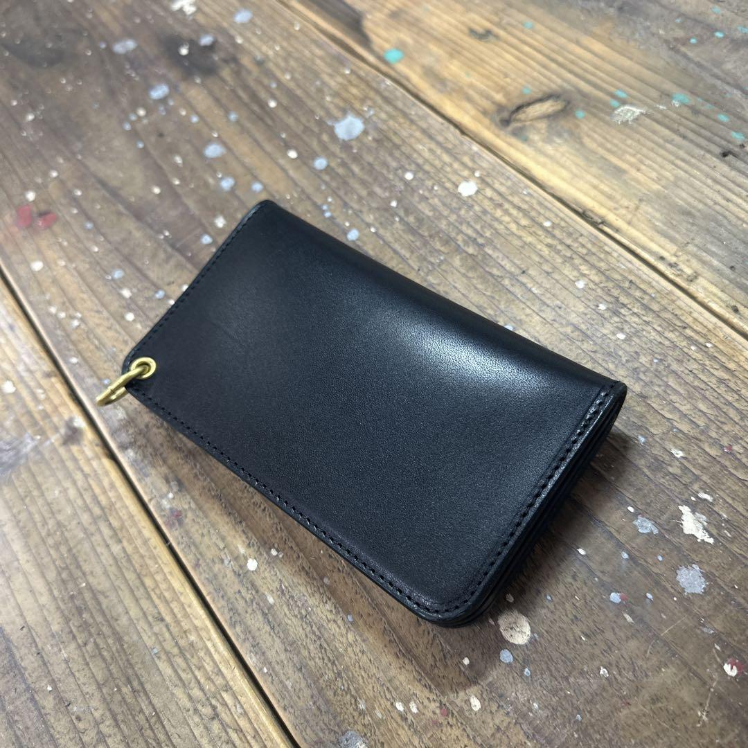 LEGEND'S様 オーダー専用　ミドルトラッカーウォレット　栃木レザー　真鍮