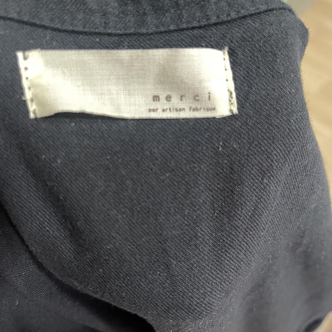 merci 黒 ロングワンピース 長袖
