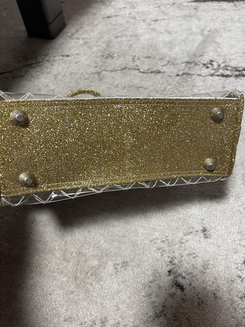 Hello Kitty 50th Anniversary Metallic Gold Crossbody Bag