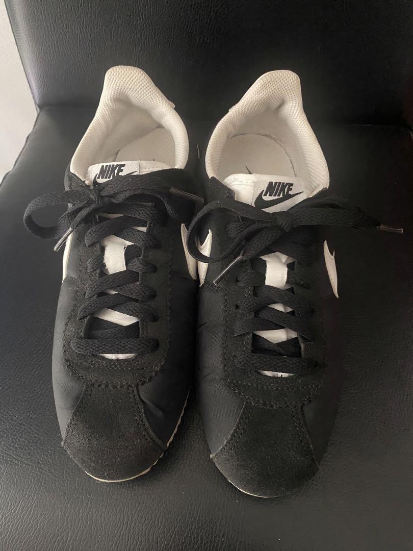 【NIKEコルテッツ】 ブラック/ホワイト スニーカー　24.5㎝ナイロンタイプ