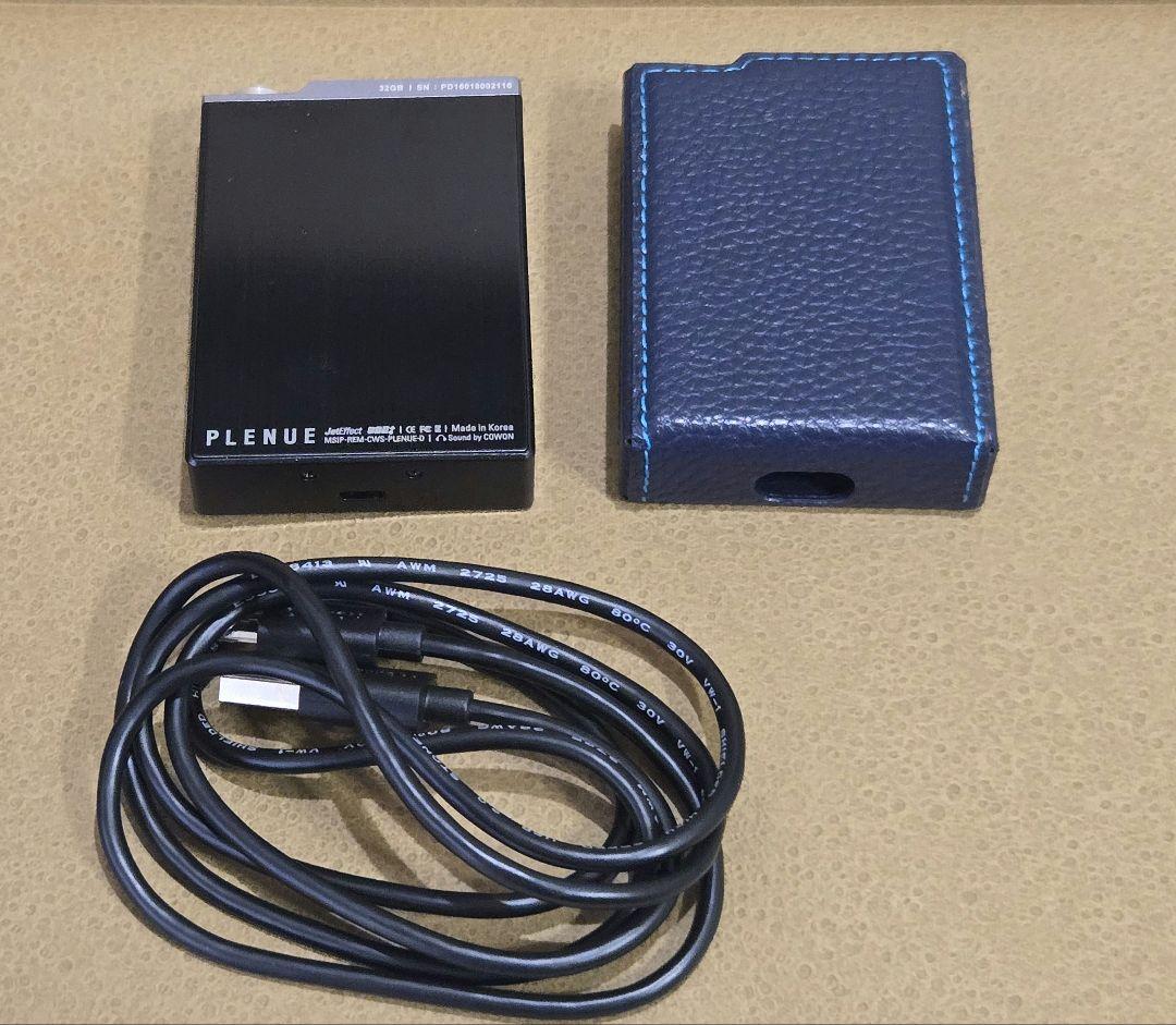 COWON Plenue D Sliver Black 32GB+革ケース