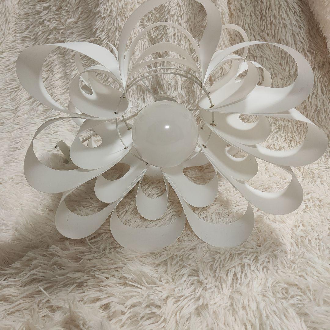 【谷俊幸】照明 ペンダントライト hana ホワイト 照明作家作品 送料込み