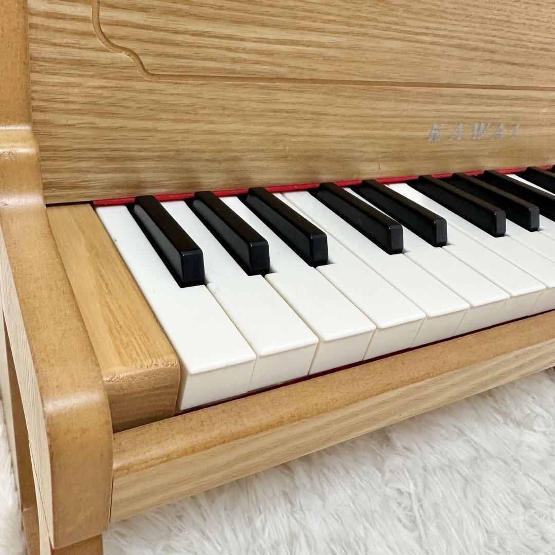 【美品】KAWAI アップライトピアノ 1154 ナチュラル ミニピアノ