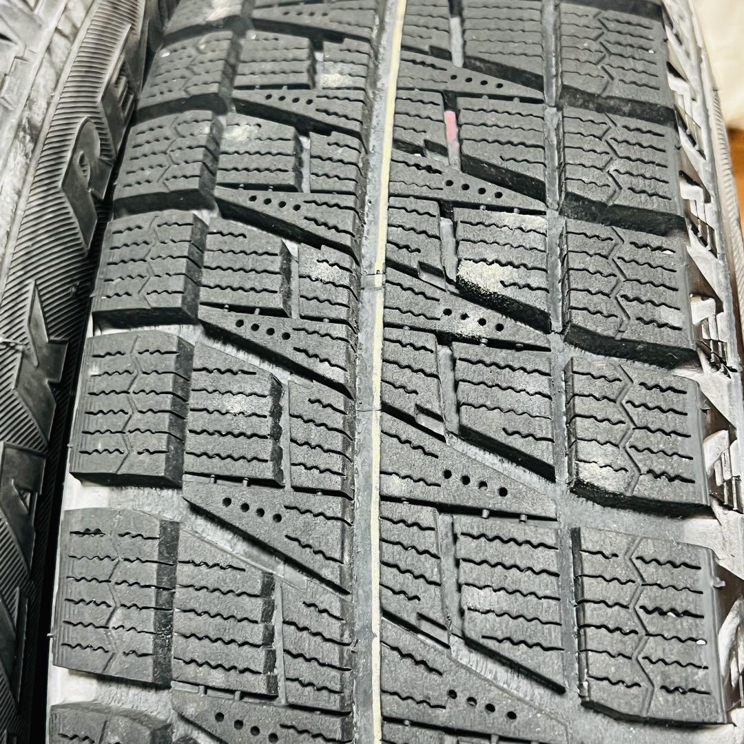 ①鉄チンホイール　スタッドレス　４本　145/80R13　ブリザック
