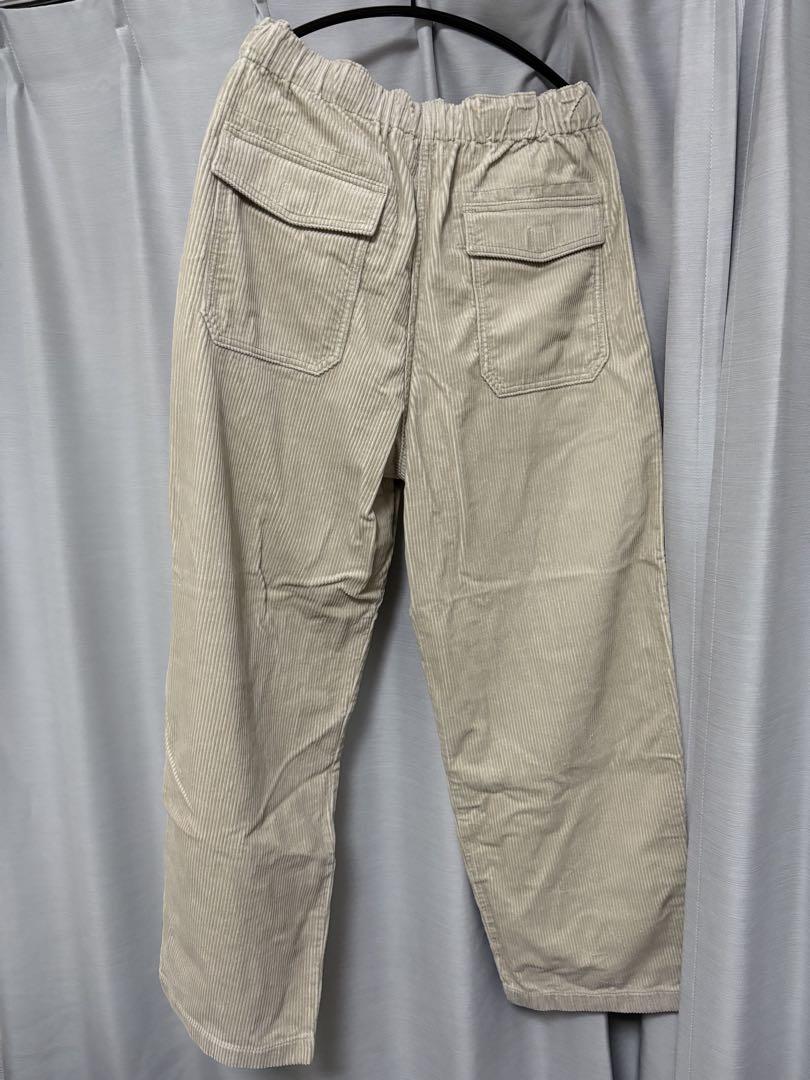ユニクロU 2024AW　コーデュロイタックワイドパンツ　M ベージュ