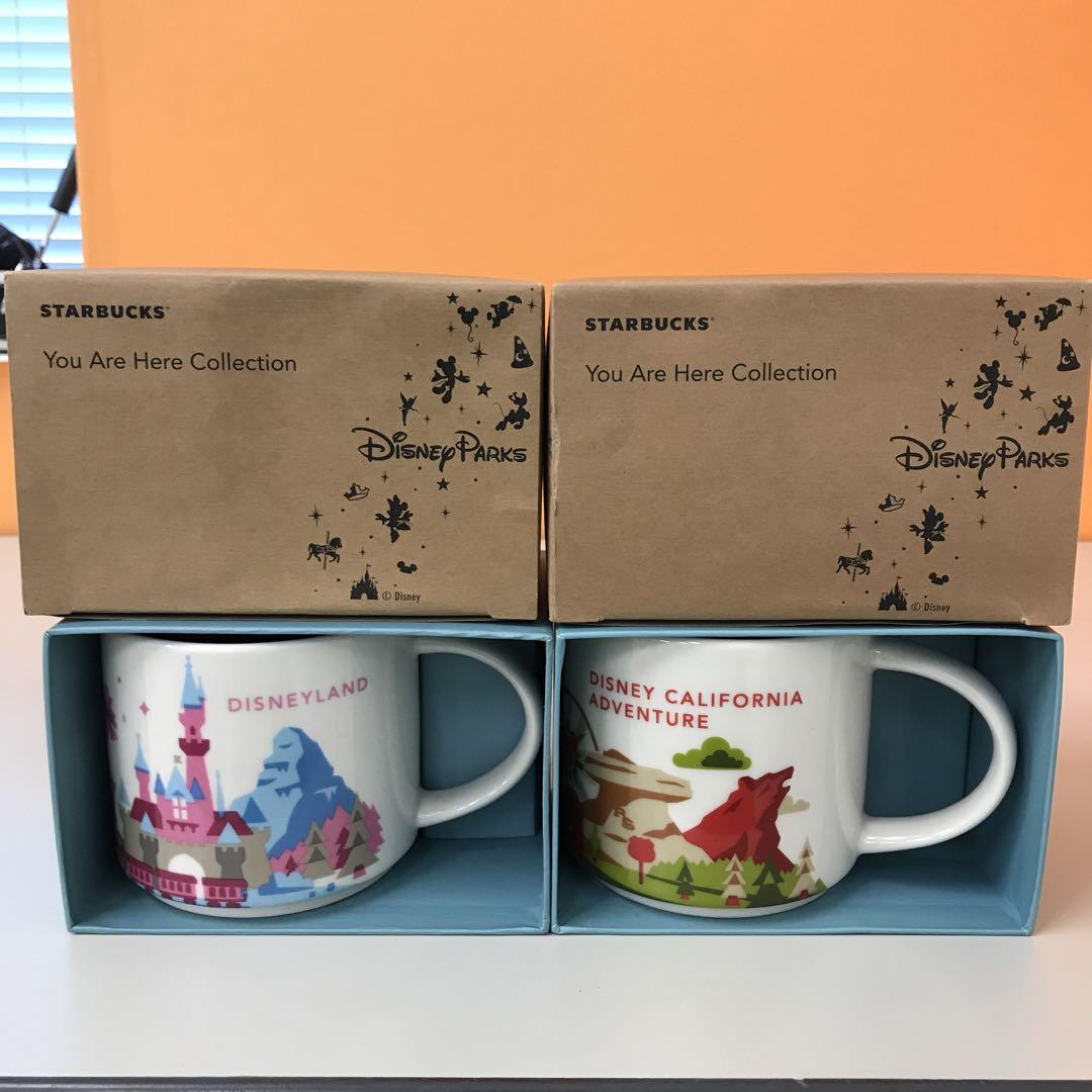 スタバ　カリフォルニアディズニー　マグカップ　2点　ばら売り不可