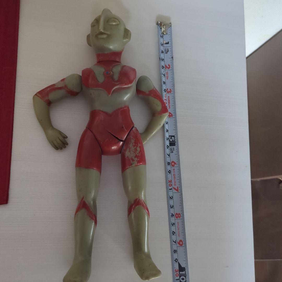 ウルトラマン　足裏1966年刻印有り　当時物　ブルマァク　ソフビ　円谷プロ②
