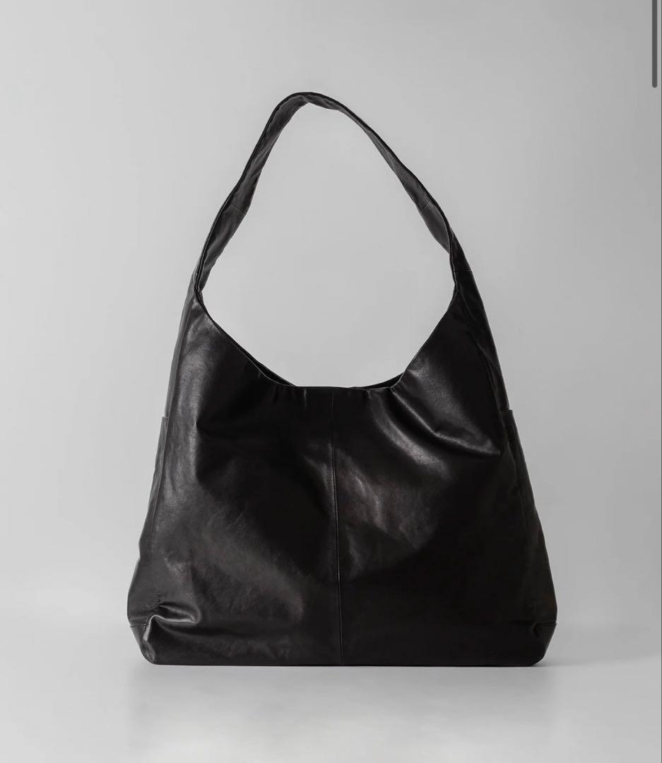 バッグ stein SHOULDER BAG - BLACK(LEATHER)