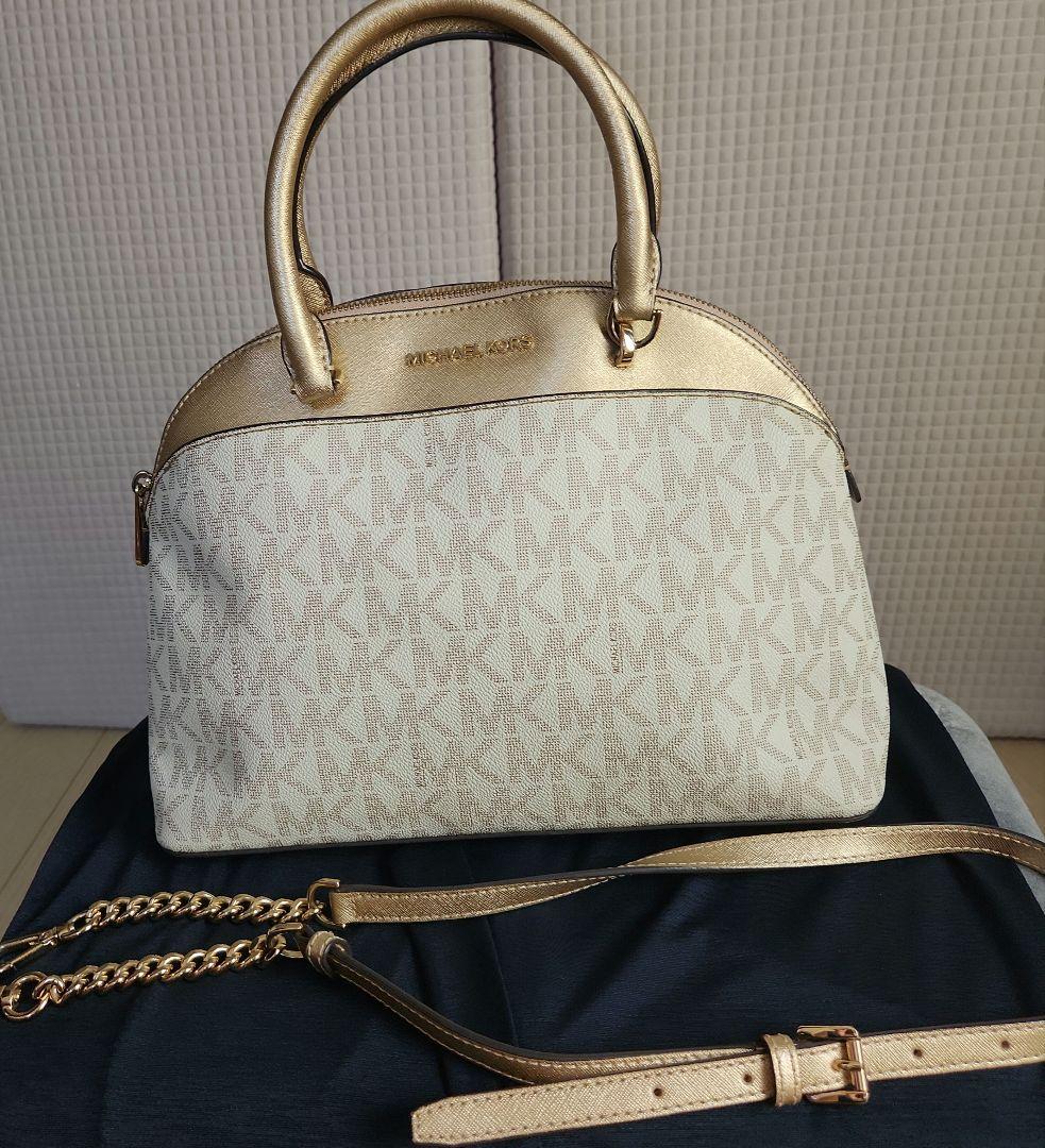 Michael Kors ショルダーバッグ ホワイト/ゴールド