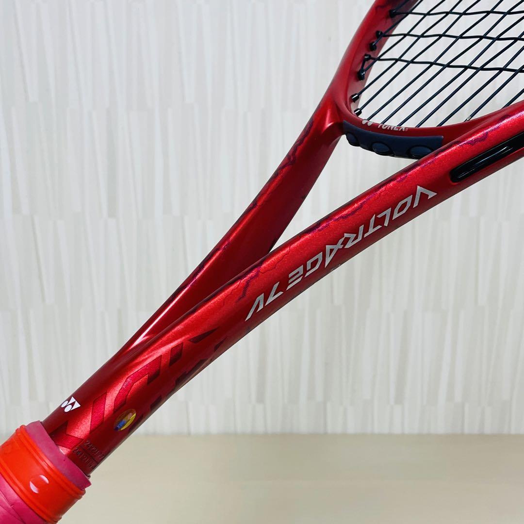 YONEX ヨネックス VOLTRAGE 7V 軟式 テニス ラケット レッド