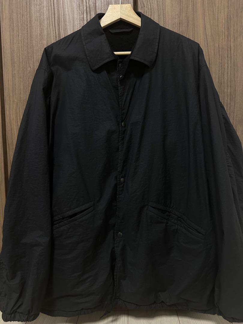 COMOLI  コモリ　コットンナイロンコーチジャケット　サイズ2 black