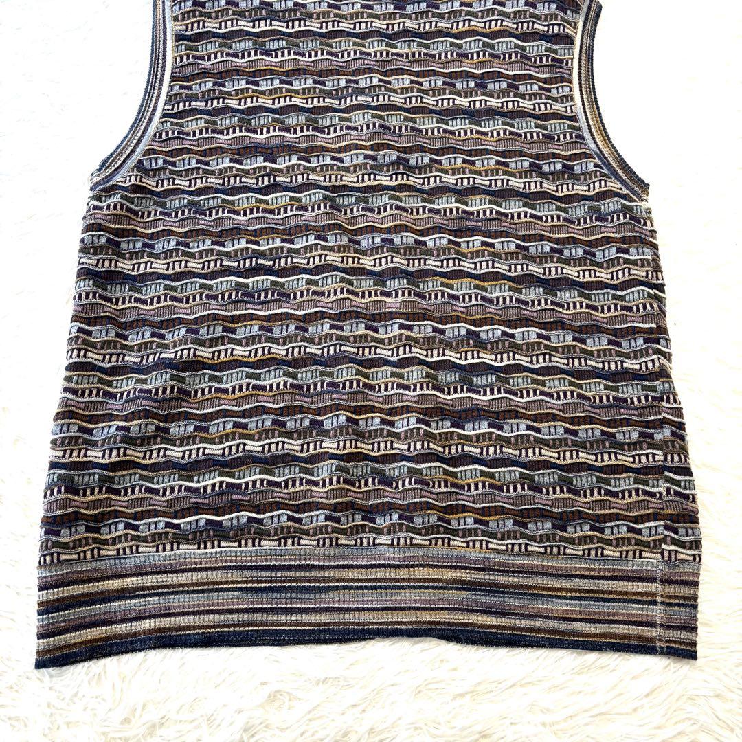 美品✨ MISSONI ニットベスト カーディガン オレンジタグ