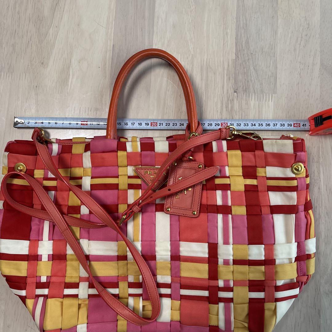 PRADA ウィーブデザイン バッグ