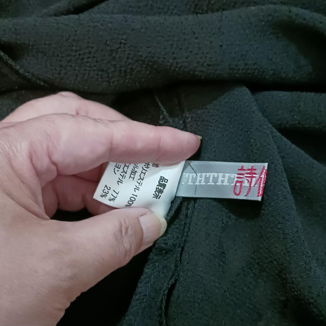 詩仙堂 絽縮緬&ちりめんコラボ チュニック 黒地 - メルカリ