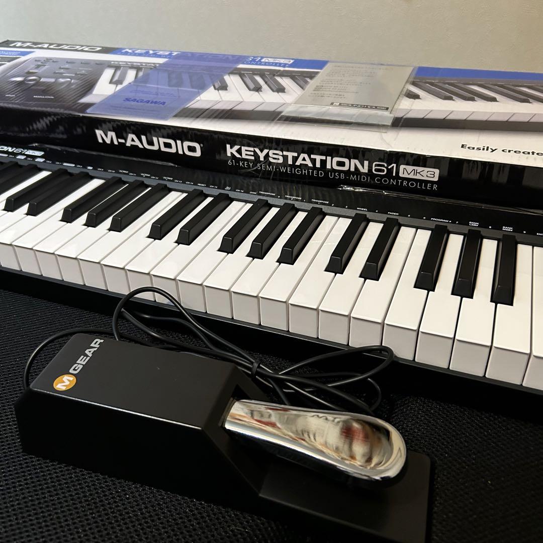 【ペダル付き】M-AUDIO エムオーディオ Keystation 61 MK3 Keystation 61 MK3 | M-Audio