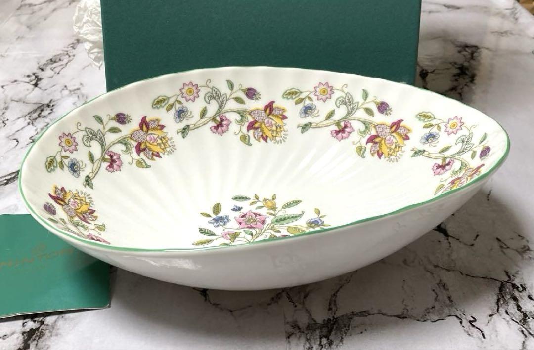 新品【廃盤品】ミントン ハドンホール スパイラルボウル　サラダボウル　25cm 5,890円