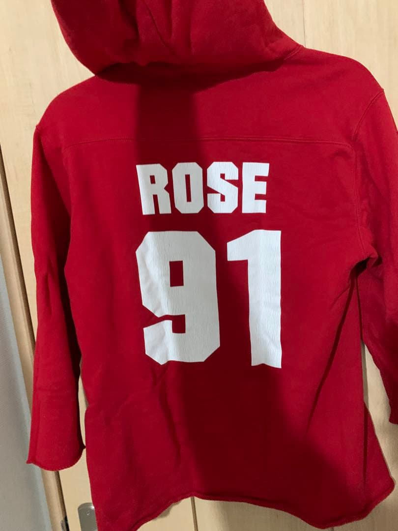 トップス ナンバーナイン 06年 ガンズ期 パーカー サイズ2 レッド