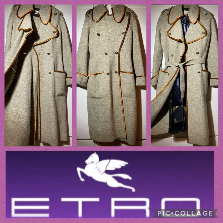 げいたしま エトロ コート 圧縮ウール 44 アウター 2パターン 大きいサイズ ETRO 0tHbZ-m28796657964 ジャケット