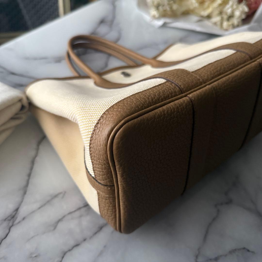 2023年モデル HERMES ガーデンパーティ TPM キャンバス バイカラー
