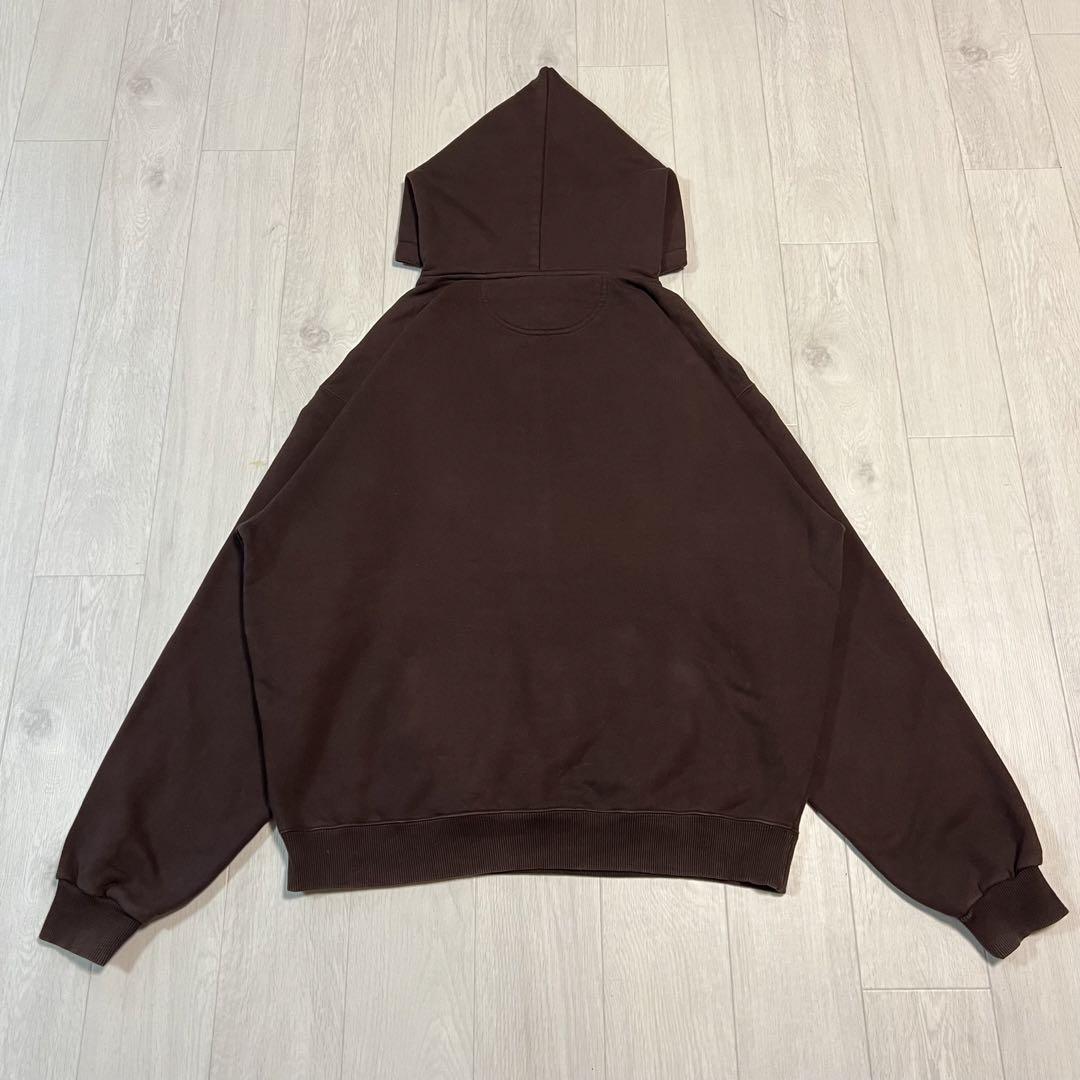 【海外規格・廃盤】00s スーパーフーディー　チャンピオン　パーカー　茶　XL