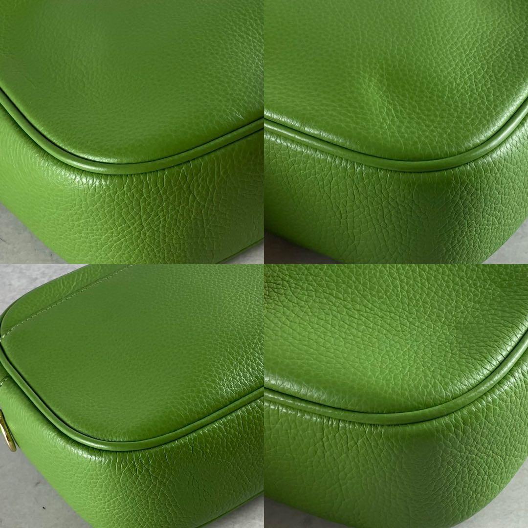 ✨極美品✨稀少カラー　コーチ　ジェイミー　カメラバッグ 2way レザー　緑
